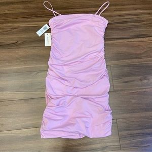 NWT Aritzia Babaton Contour Ruched Mini Dress - M